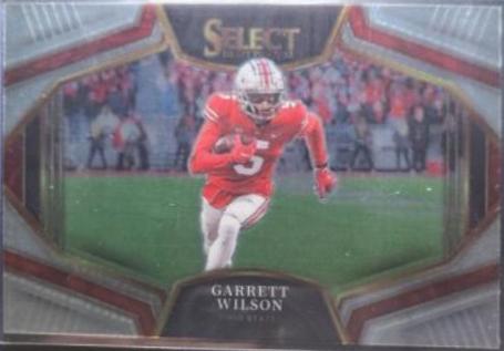 Garrett Wilson #SN-18 Football Cards 2023 Panini Select Draft Picks Snapshots