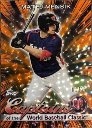 Matej Mensik [Orange Cracked Ice] #CC-7