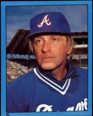 Phil Niekro #20 Baseball Cards 1982 Topps Stickers