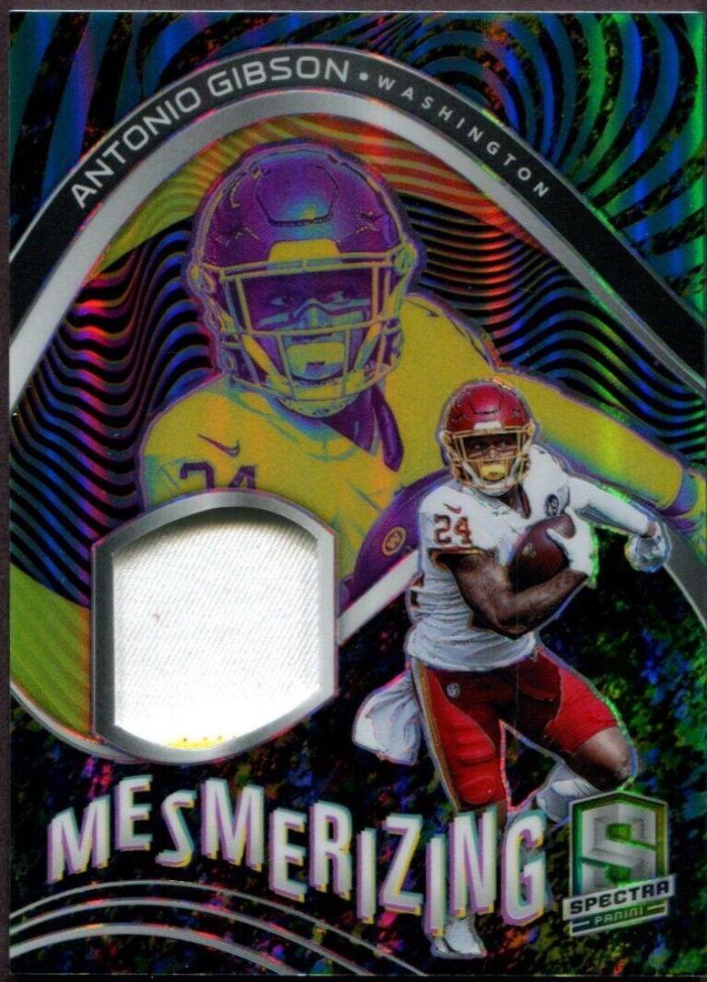 Antonio Gibson #ME-AG Football Cards 2021 Panini Spectra Mesmerizing