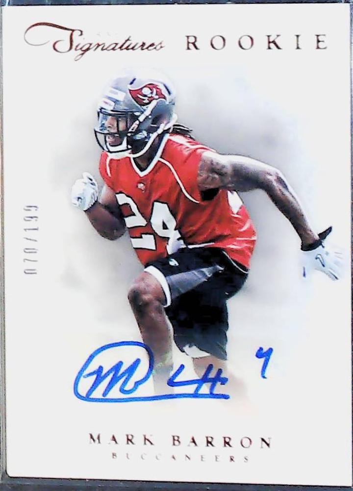 Mark Barron #24 Football Cards 2012 Panini Prime Signatures