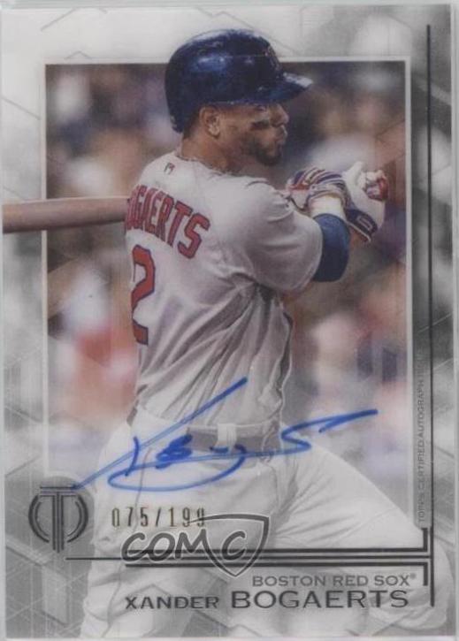 Xander Bogaerts #TA-XB Baseball Cards 2019 Topps Tribute Autographs