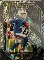 James Cook [Zebra Prizm Shock] #167 Prices | 2024 Panini Select