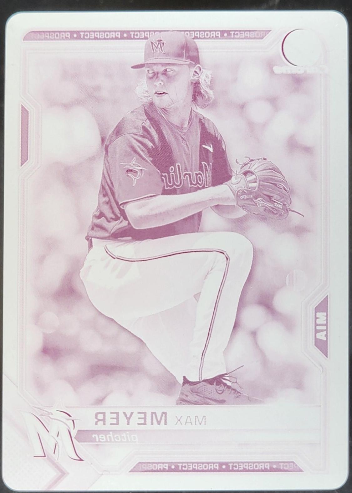 Max Meyer #99 2021 Bowman Draft Chrome Baseball