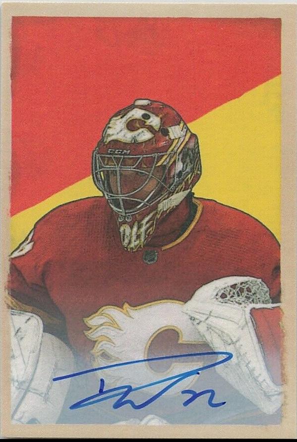 Dustin Wolf #R-65 Hockey Cards 2023 Parkhurst Champions Retros Autograph