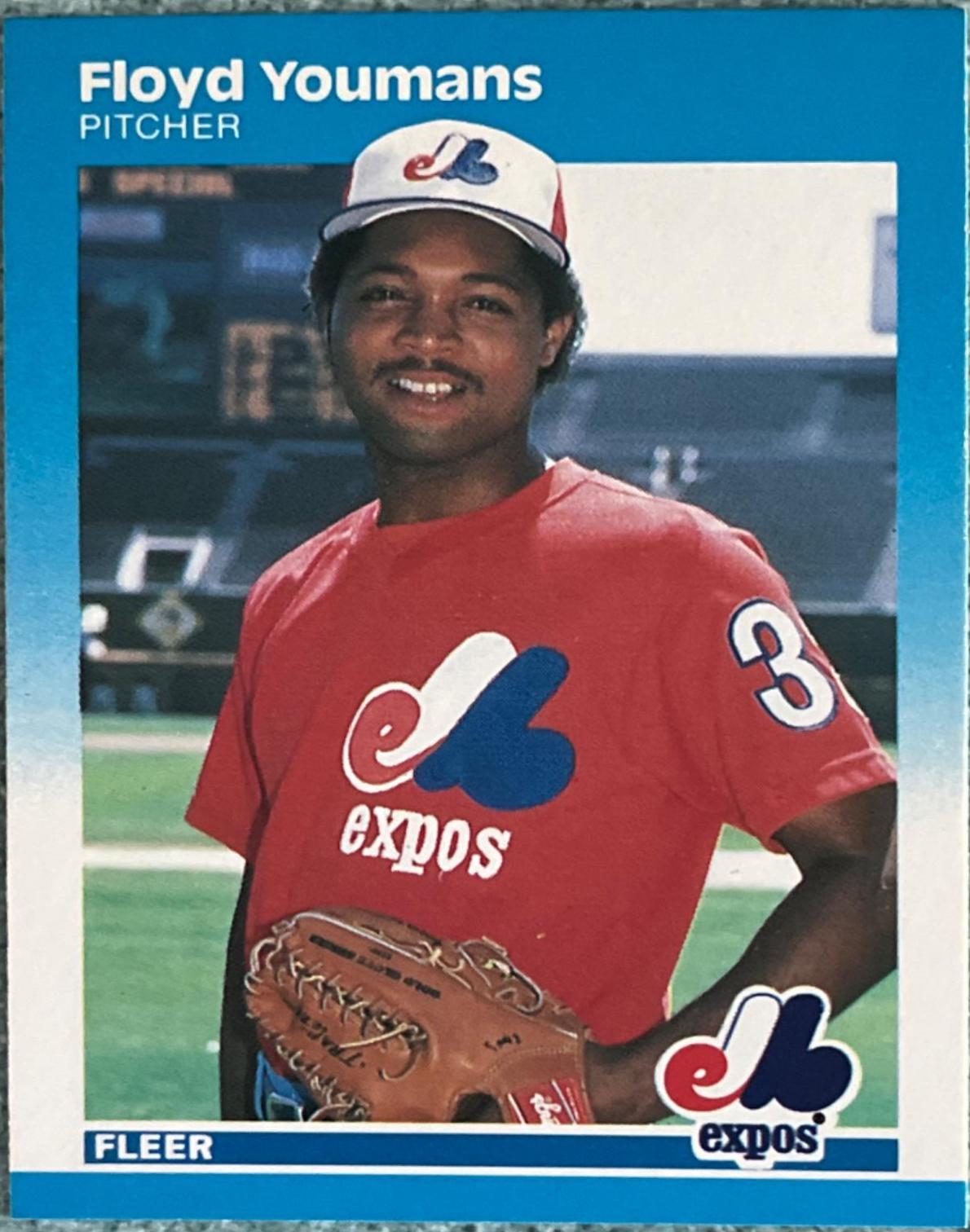 Floyd Youmans, Jr #337 Baseball Cards 1987 Fleer