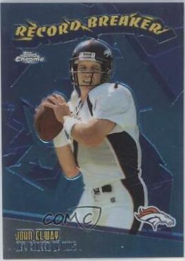 John Elway #RB15 Football Cards 2003 Topps Chrome Record Breakers