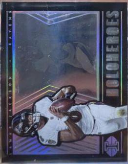 Lamar Jackson #HH-27 Football Cards 2022 Panini Illusions HoloHeroes