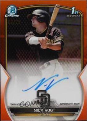 Nick Vogt [Orange] #CPA-NV