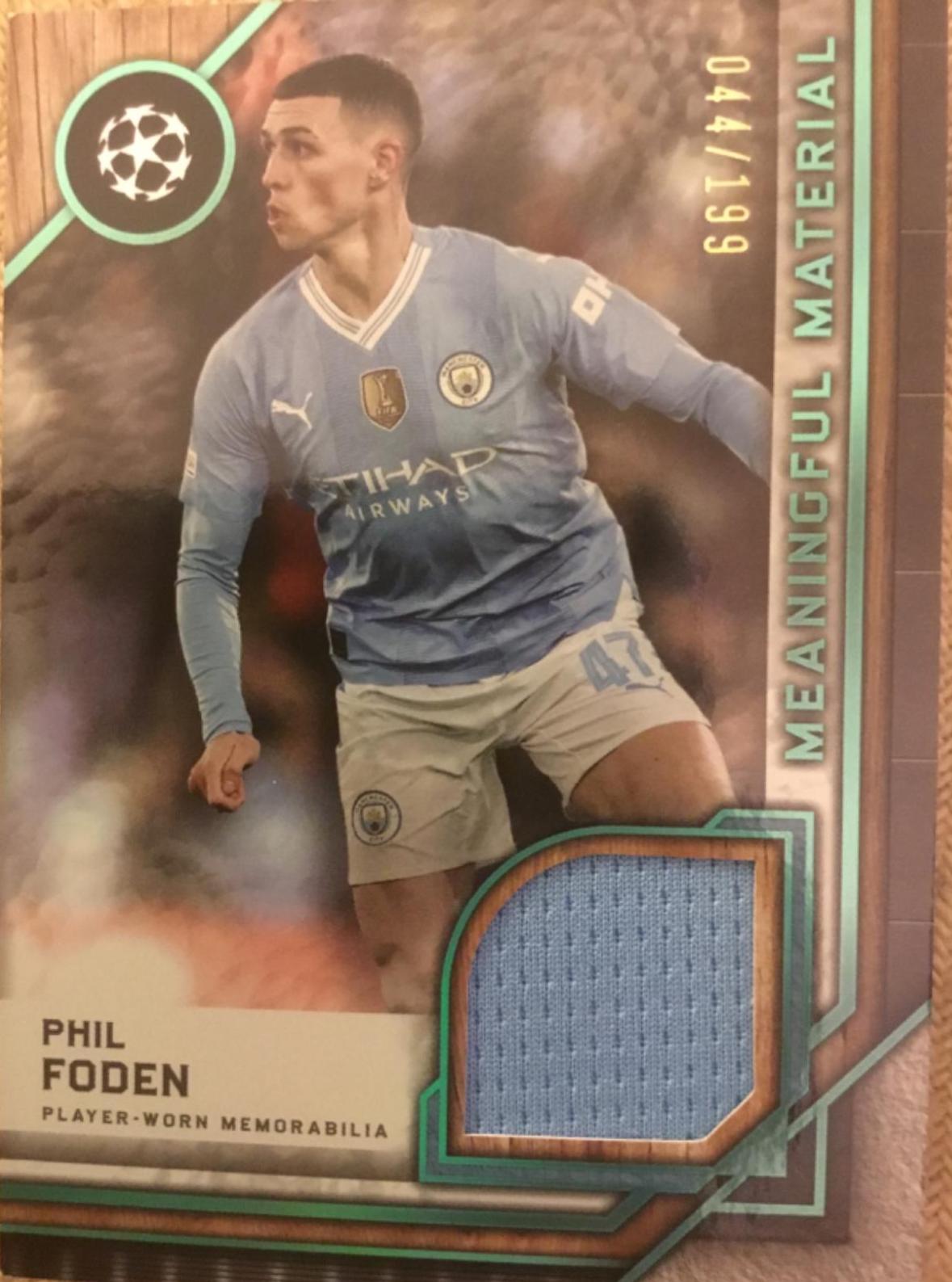 Phil Foden [Aquamarine] #MMSR-PF