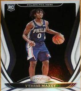 Tyrese Maxey #180 Basketball Cards 2020 Panini Certified