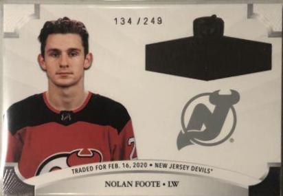 Nolan Foote #2020-NF Hockey Cards 2020 Upper Deck The Cup Rookie Class of 2021