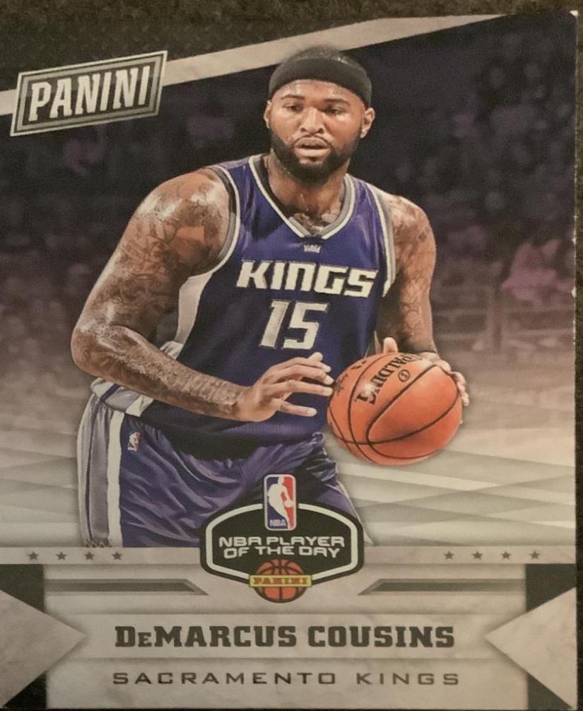 Demarcus Cousins #28 Basketball Cards 2017 Panini NBA Player of the Day