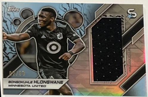 Bongokuhle Hlongwane #SR-BH Soccer Cards 2024 Topps Superstars MLS Superstar Relic