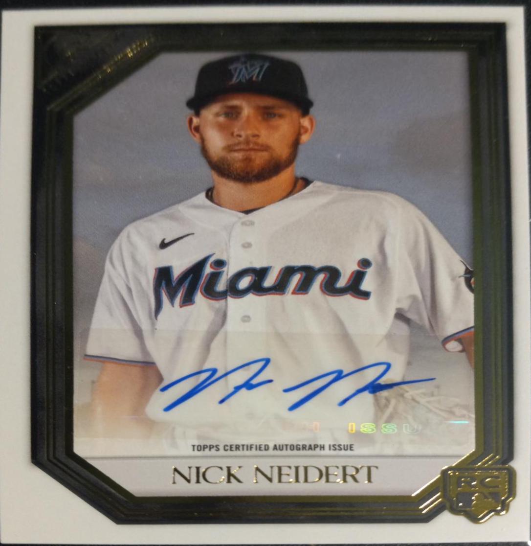 Nick Neidert #RA-NN Baseball Cards 2021 Topps Gallery Rookies Autographs