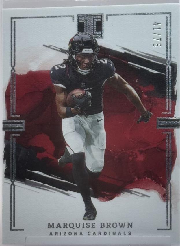 Marquise Brown #2 Football Cards 2023 Panini Impeccable