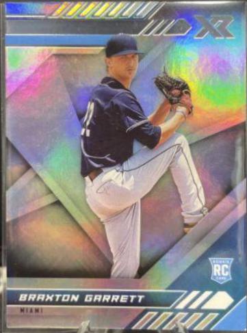 Braxton Garrett #10 Baseball Cards 2021 Panini Chronicles XR