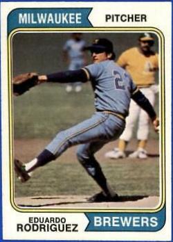 Eduardo Rodriguez #171 Baseball Cards 1974 Topps