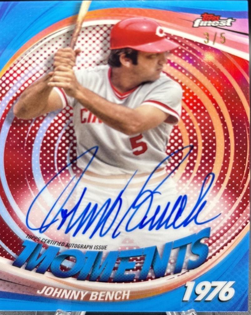 Johnny Bench [Red Refractor] #FMA-JB