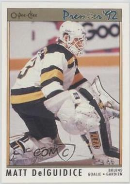 Matt DelGuidice #96 Hockey Cards 1991 O-Pee-Chee Premier
