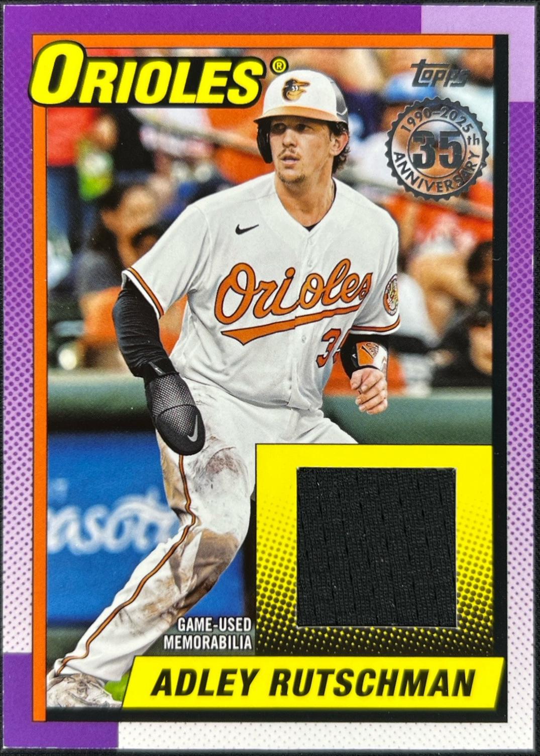 Adley Rutschman #T90R-ARU Baseball Cards 2025 Topps 1990 Relic