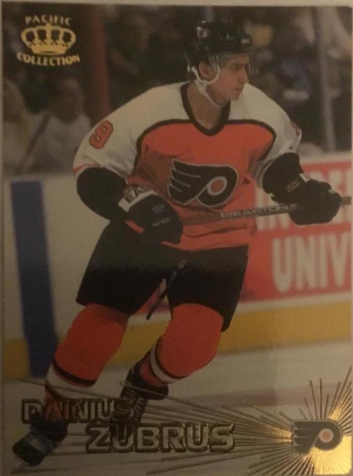Dainius Zubrus #303 Hockey Cards 1997 Pacific Crown
