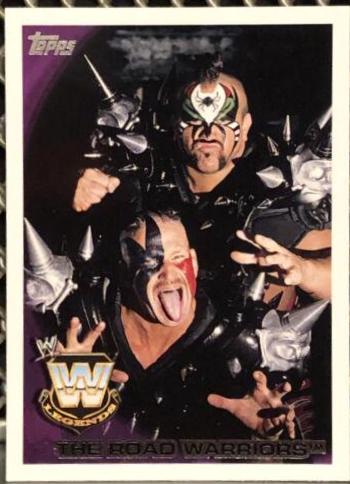 The Road Warriors #107 Wrestling Cards 2010 Topps WWE