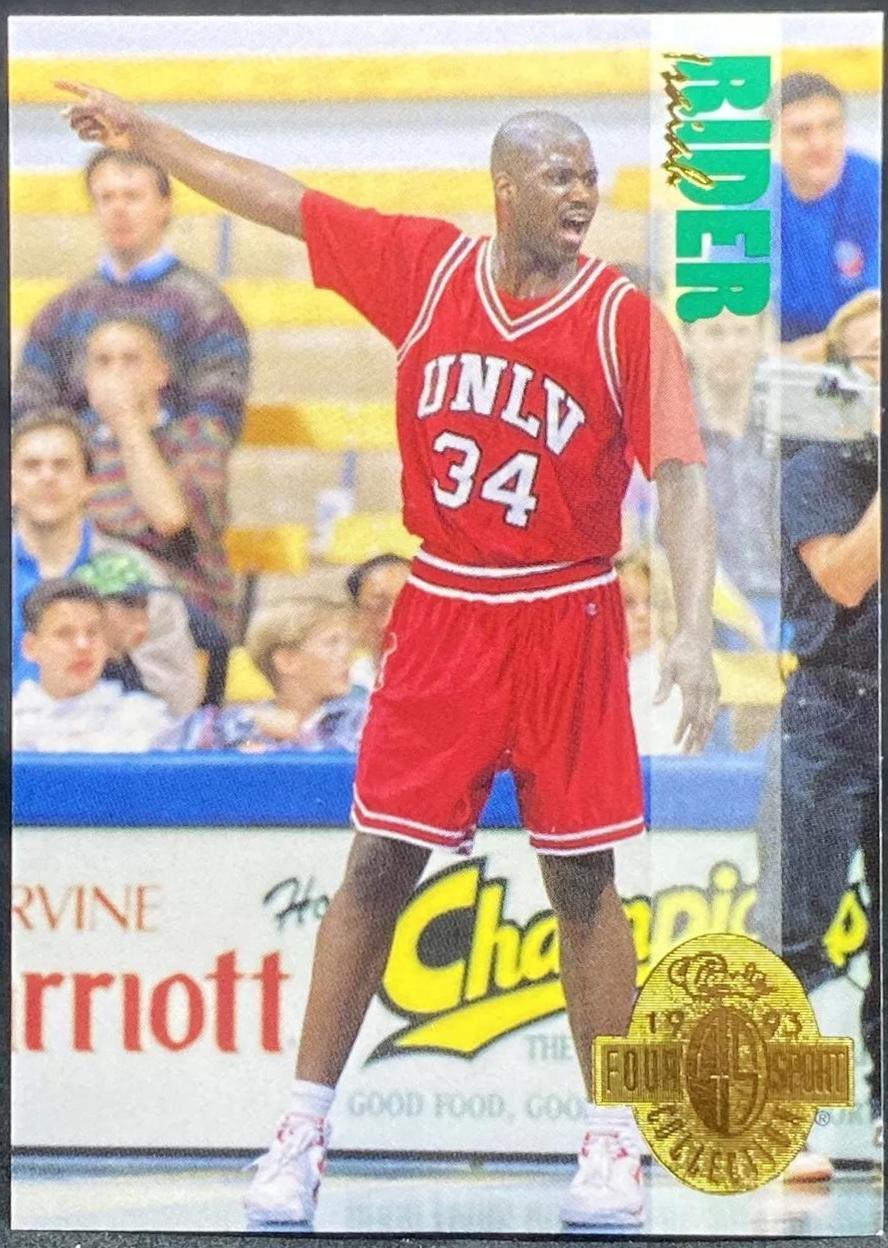Isiah Rider #4 Basketball Cards 1993 Classic Four Sport