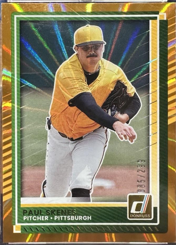 Paul Skenes [Orange Laser] #29 Prices | 2025 Panini Donruss