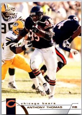 Anthony Thomas #82 2002 Pacific Football
