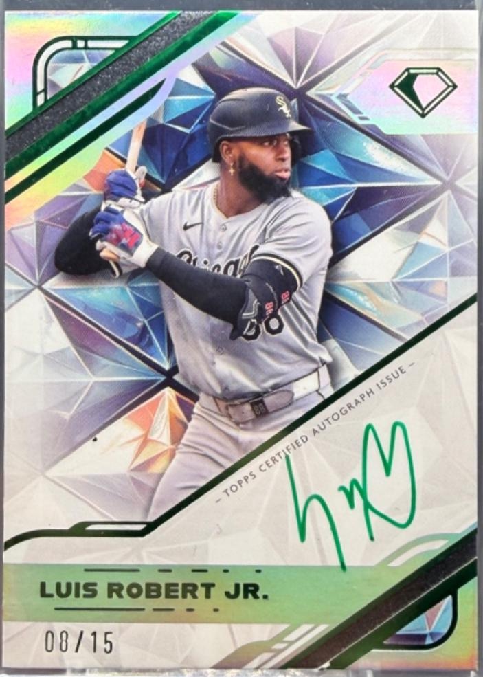 Luis Robert Jr. #WPA-LRJ 2025 Topps Diamond Icons White Polychromatink Autograph Baseball