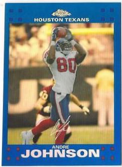 Andre Johnson [Blue Refractor] #TC24