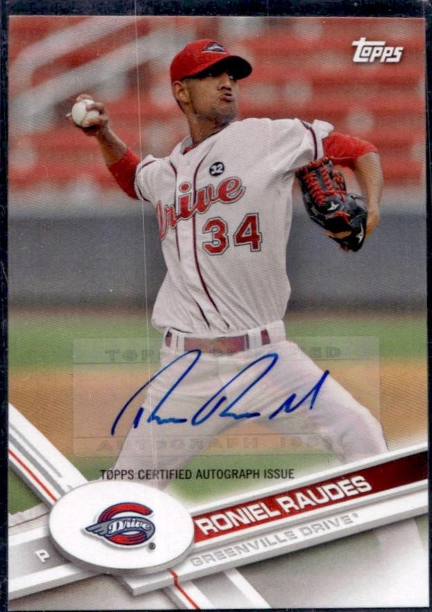 Roniel Raudes #20 Baseball Cards 2017 Topps Pro Debut Autograph