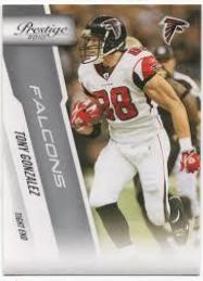 Tony Gonzalez #13 Football Cards 2010 Panini Prestige