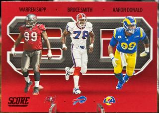 Warren Sapp, Bruce Smith, Aaron Donald