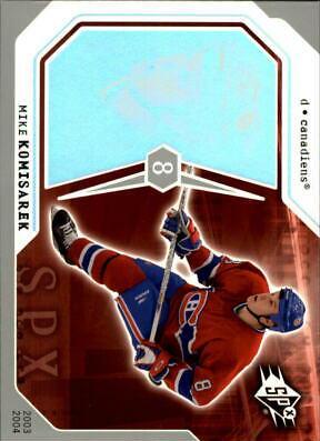 Mike Komisarek #52 Hockey Cards 2003 SPx