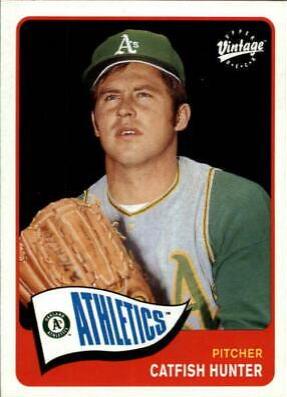 Catfish Hunter #21 Baseball Cards 2003 Upper Deck Vintage