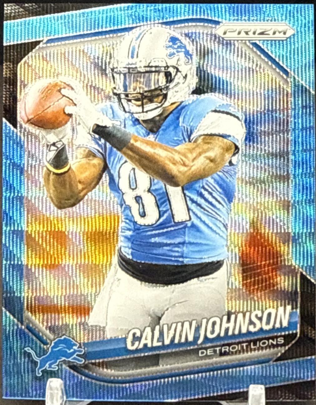 Calvin Johnson [Prizm Choice Autograph] #111