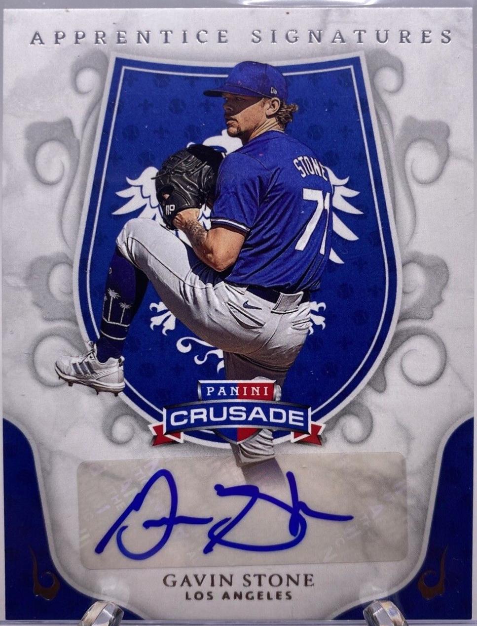 Gavin Stone #AS-GST Baseball Cards 2024 Panini Crusade Apprentice Signatures