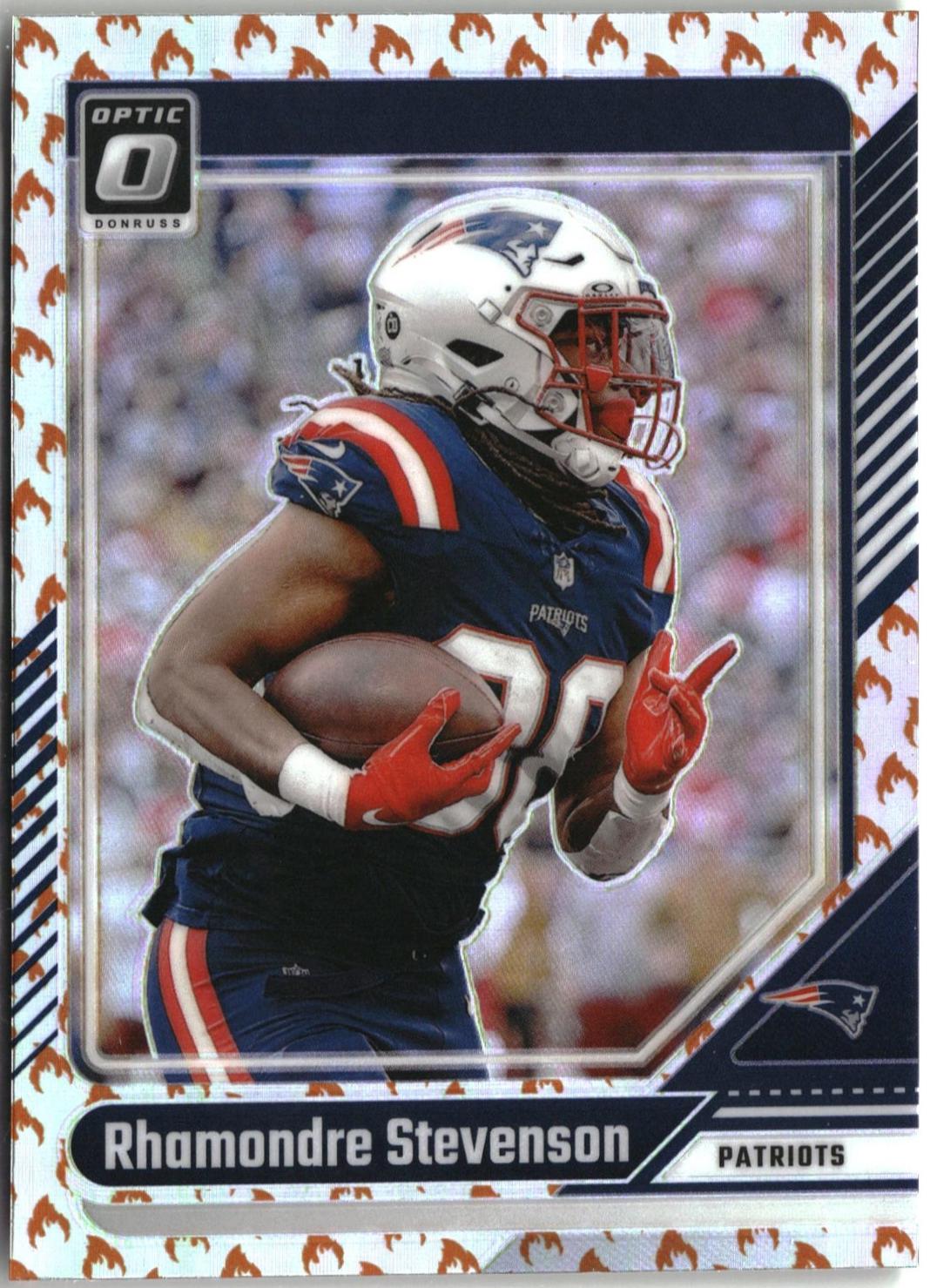 Rhamondre Stevenson #134 2024 Panini Donruss Optic Football