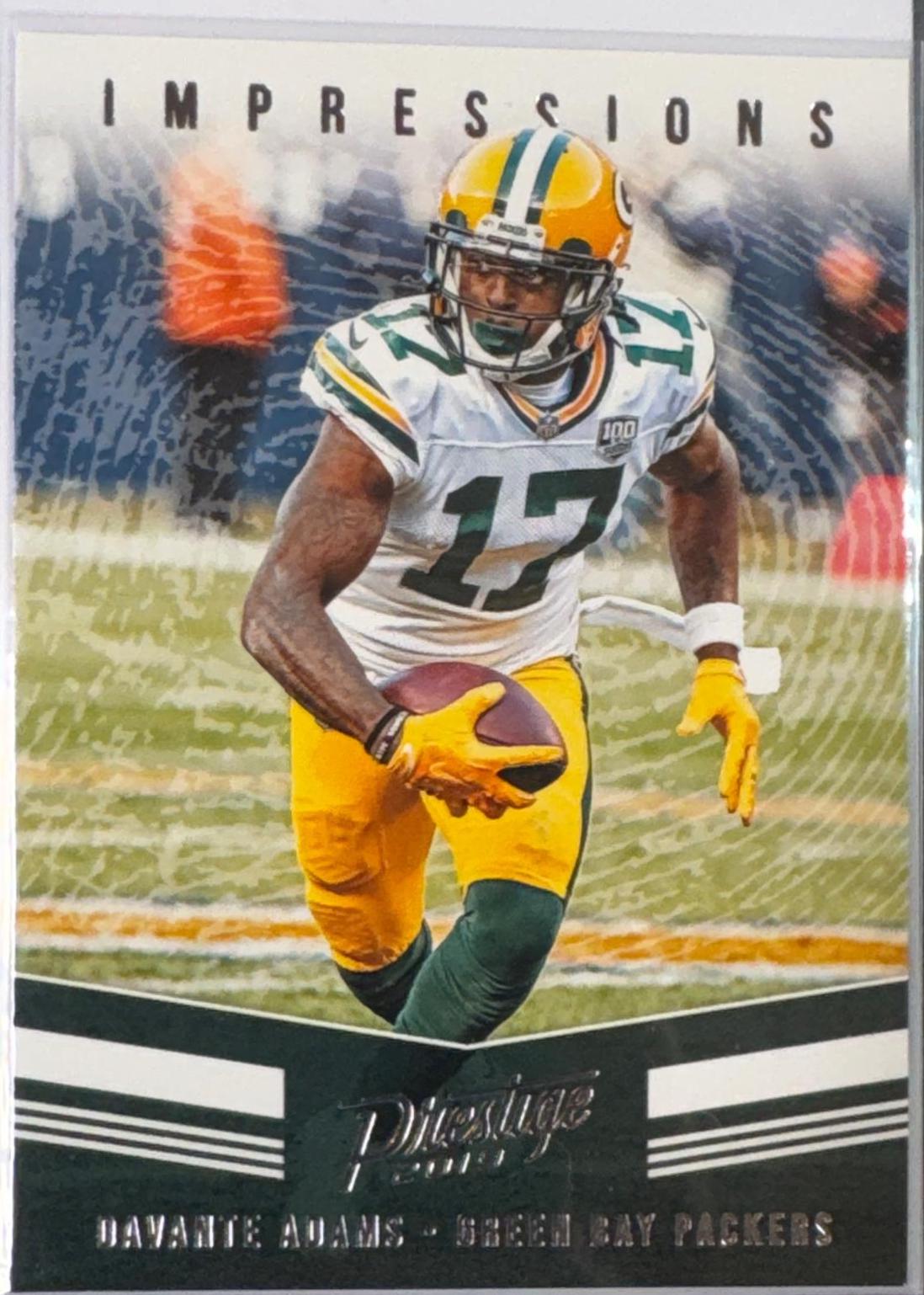 Davante Adams #IP-DA Football Cards 2019 Panini Prestige Impressions