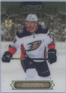 Hunter Drew #UI-29 2022-23 Upper Deck Ultimate Collection Hockey Ultimate Introductions