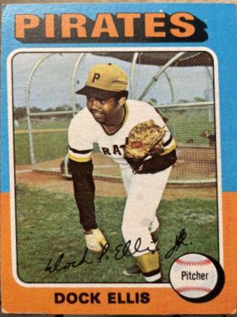 Dock Ellis #385 Baseball Cards 1975 Topps