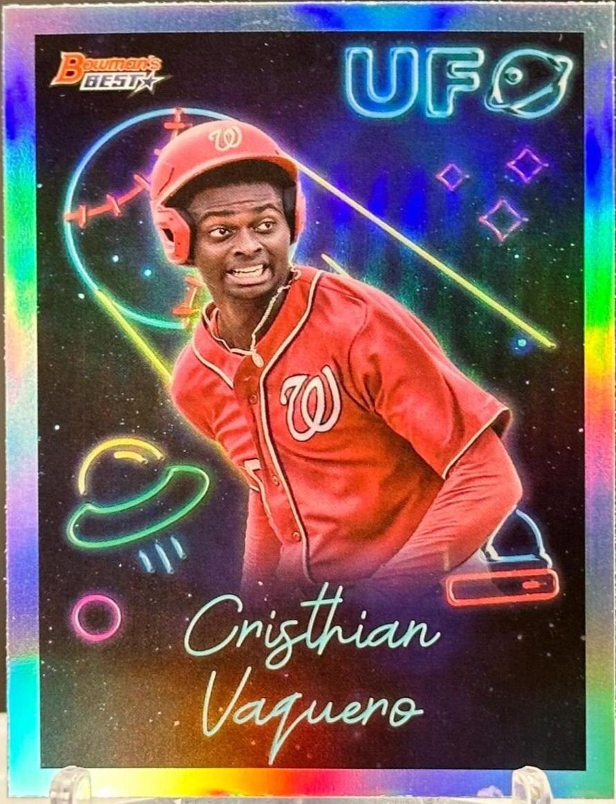 Cristhian Vaquero #UFO-15 Baseball Cards 2022 Bowman's Best UFO