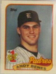 Andy Benes #437 Baseball Cards 1989 Topps Tiffany