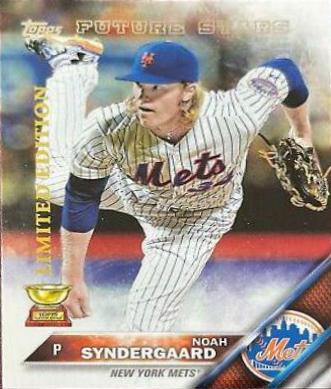 Noah Syndergaard #43 Baseball Cards 2016 Topps Limited Edition