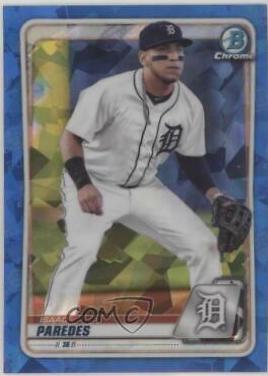 Isaac Paredes #BCP-120 2020 Bowman Chrome Prospects Sapphire Baseball