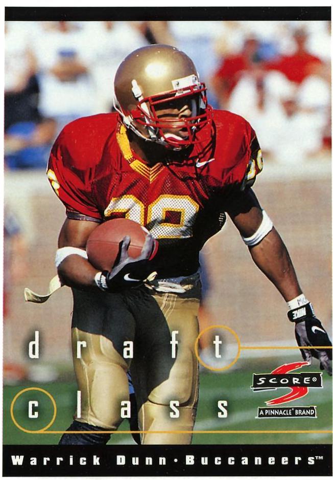 Warrick Dunn #276 Football Cards 1997 Panini Score