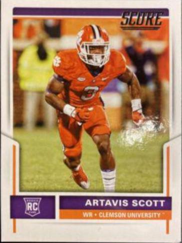 Artavis Scott #434 Football Cards 2017 Panini Score