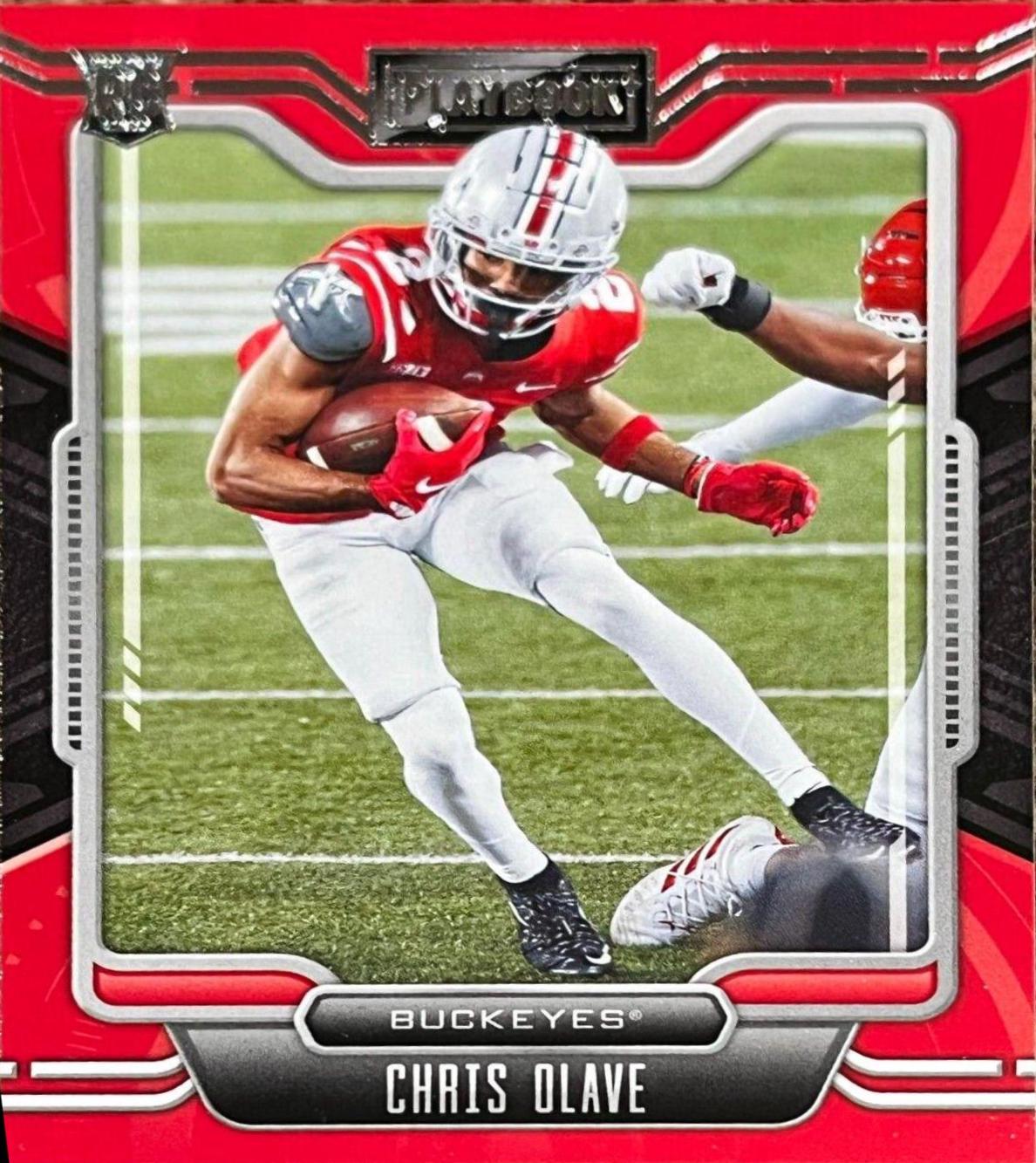 Chris Olave #10 Football Cards 2022 Panini Chronicles Draft Picks Playbook